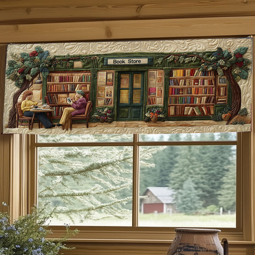 Book Store WJ1305024CL Quilted Valance