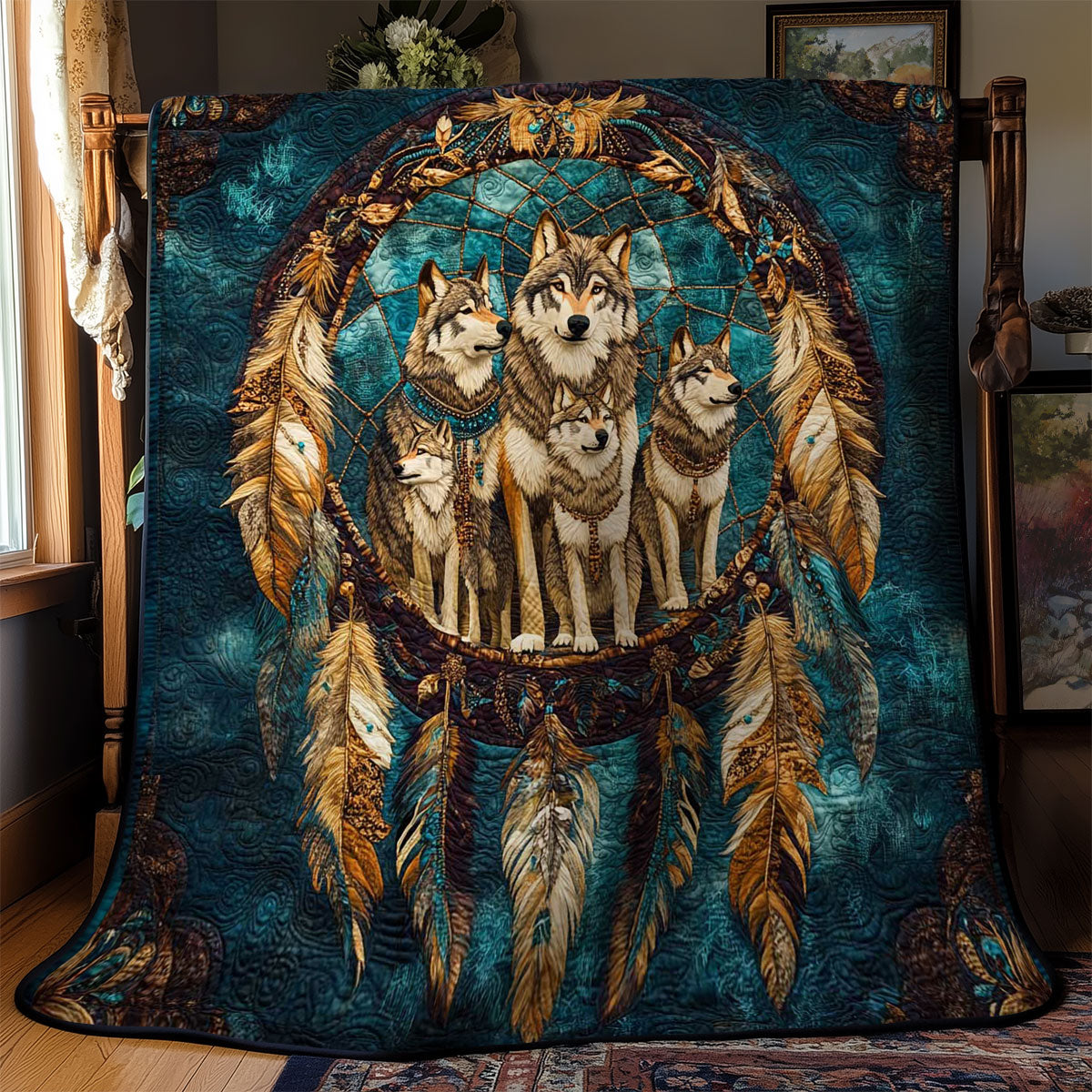 Dreamcatcher Wolf Clan WN2401022CL Quilt