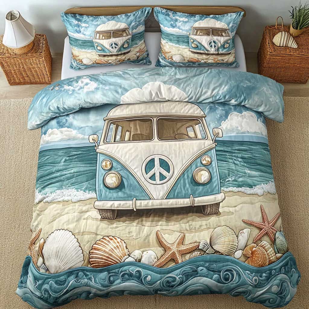 Beach Breeze Camper Van WN2802066CL Duvet Cover Set