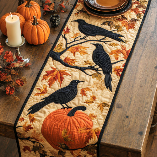 Raven Fall Charm CW0807040CL Quilted Table Runner