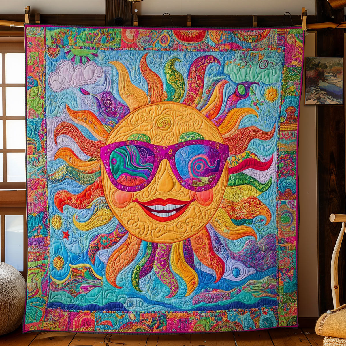 Hippie Sunburst WN1001024CL Quilt