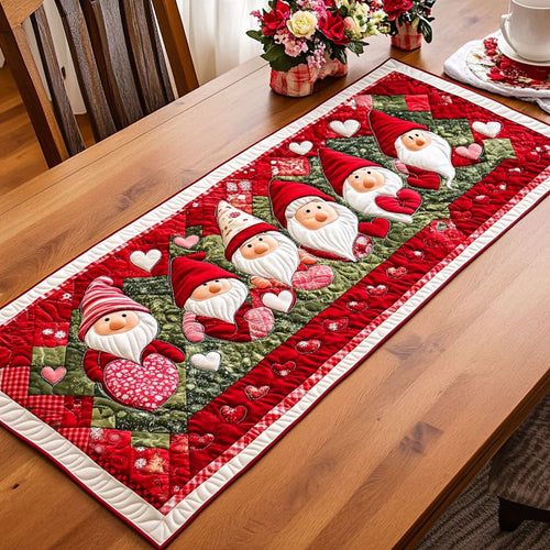 Sweet Gnomes CP1201023CL Quilted Table Runner