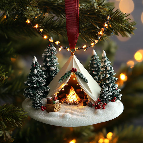 Dreamy Camping WN2310017CL Christmas Ornament