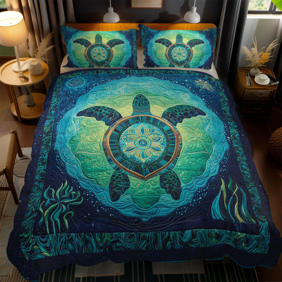 Mystic Turtle WN1701140CL Duvet Cover Set