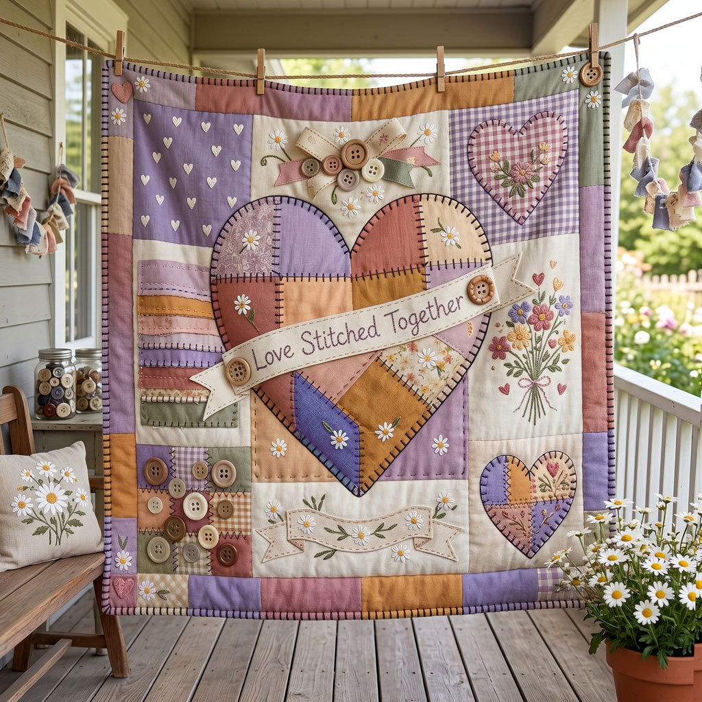 Love Stitched Together WN0506009CL Quilt