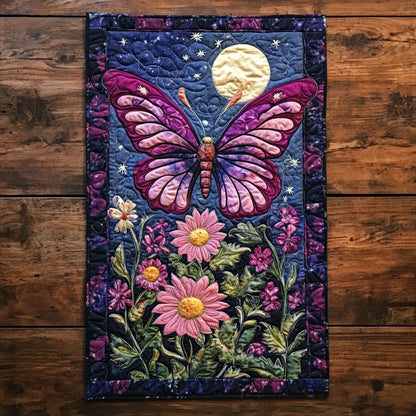 Floral Garden Butterfly WP0505028CL Quilted Table Runner
