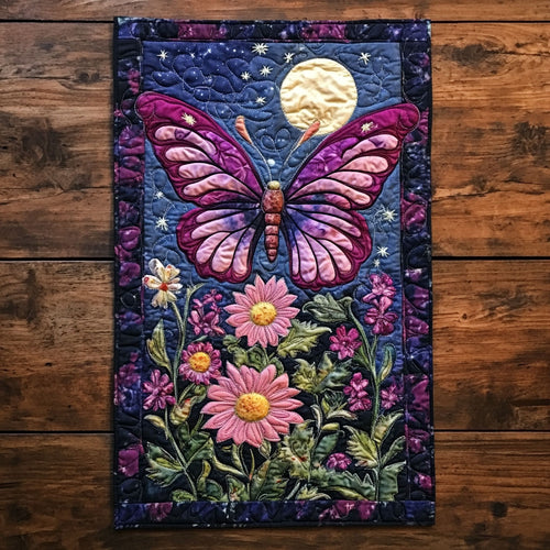 Floral Garden Butterfly WP0505028CL Quilted Table Runner