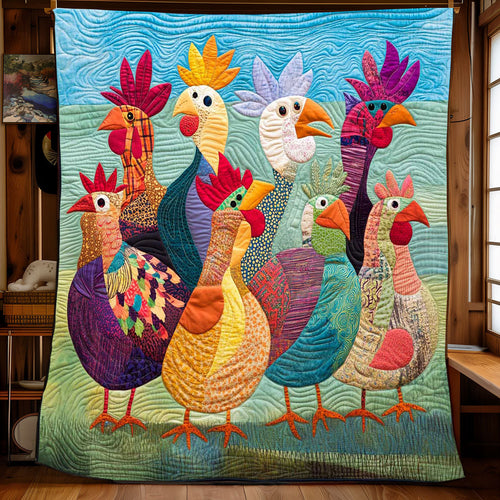 Funny Chicken WP1002014CL Quilt