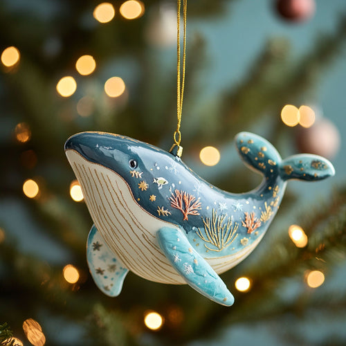 Whale Wonder CP2611145CL Christmas Ornament