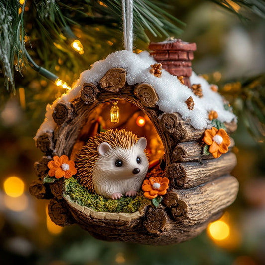 Little Hedgehog Christmas WN2411051CL Christmas Ornament