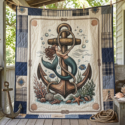 Mermaid Anchor WN2105011CL Quilt