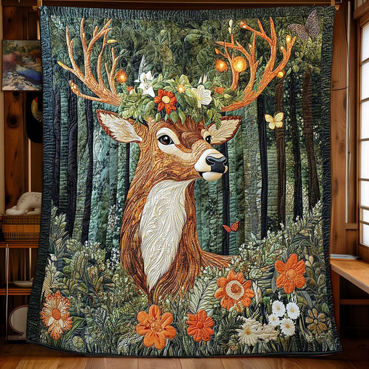 Forest Spirit Stag WP2001009CL Quilt