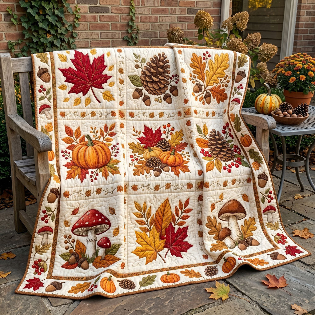 Autumn Harvest Patchwork WN1806001CL Quilt