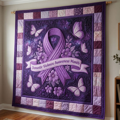 Strength & Awareness Ribbon WN2304018CL Quilt