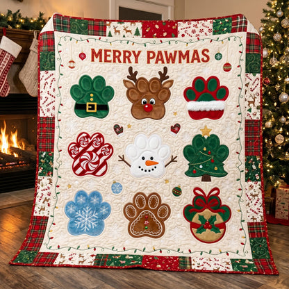 Merry Pawmas Patch WN2705012CL Quilt