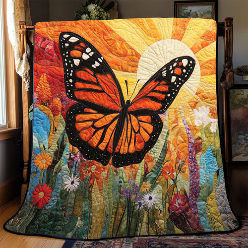 Sunshine Monarch Butterfly WP2002027CL Quilt