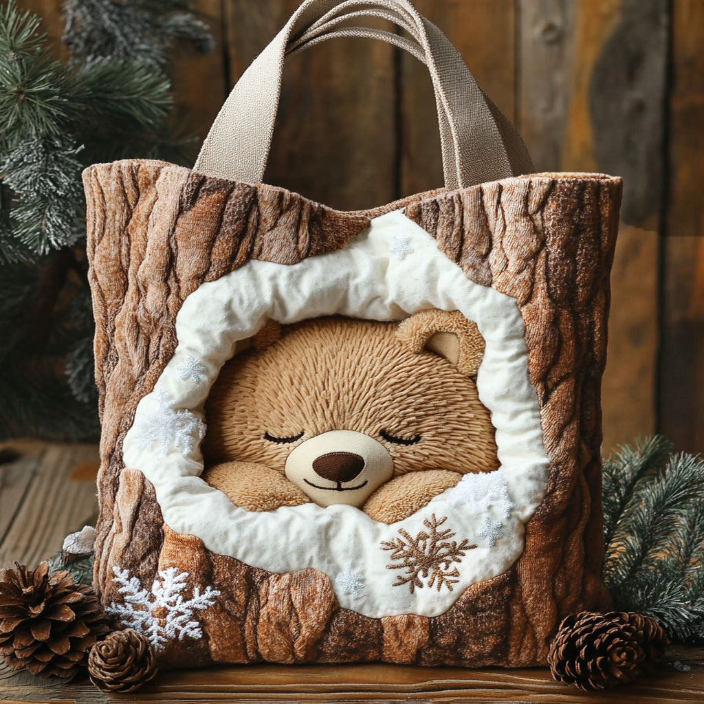 Forest Bear CP0112194CL Quilted Tote Bag