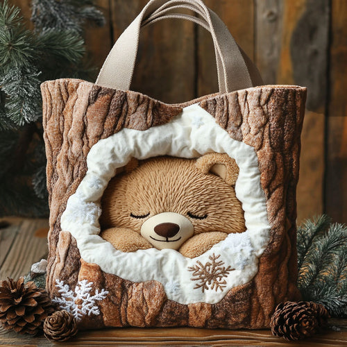 Forest Bear CP0112194CL Quilted Tote Bag