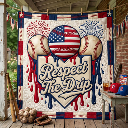 Respect The Drip USA WN3005011CL Quilt