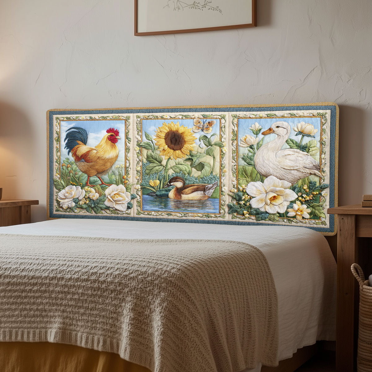 Whispers of the Countryside CW0301011CL Quilted Headboard Slipcover