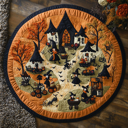 Witchberry Hollow WN0108062CL Quilted Round Mat