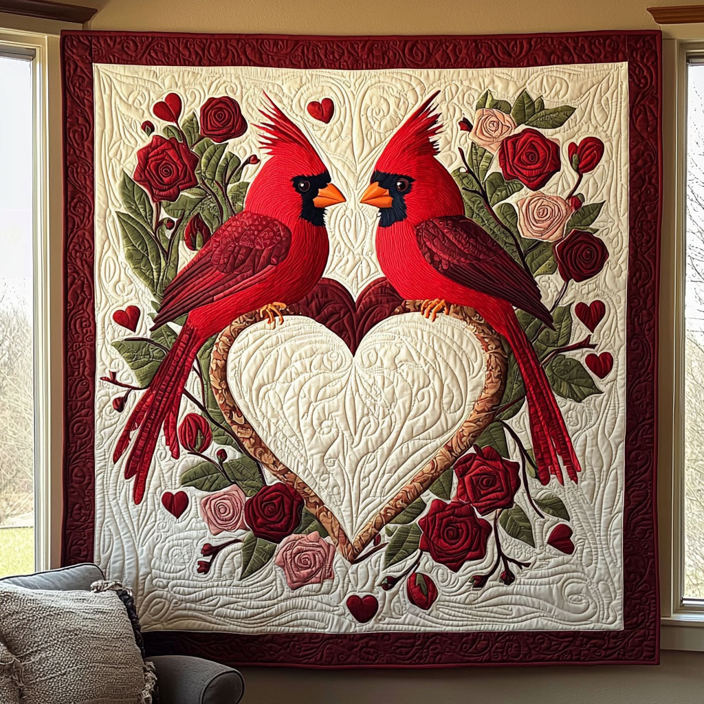 Cardinal Love QA1201003CL Quilt