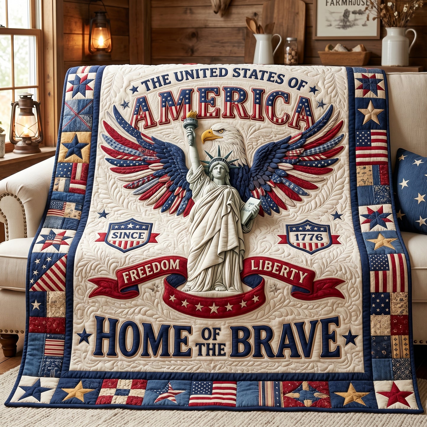 Home Of The Brave XR2005006CL Quilt