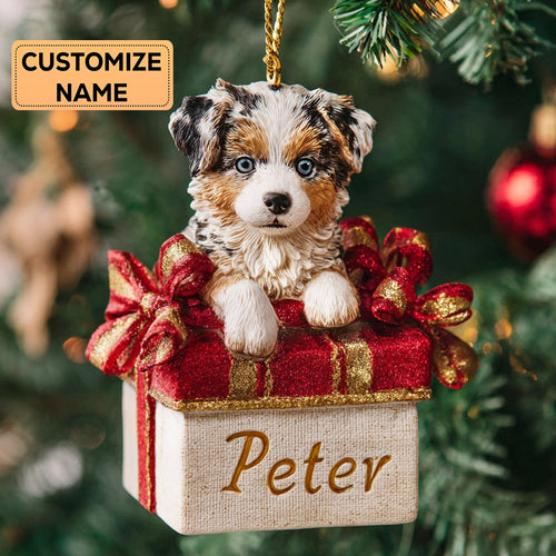 Festive Shepherd CP0112041CL Personalized Christmas Ornament