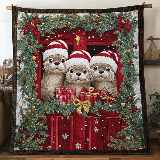 Holiday Otter WN2510018CL Quilt