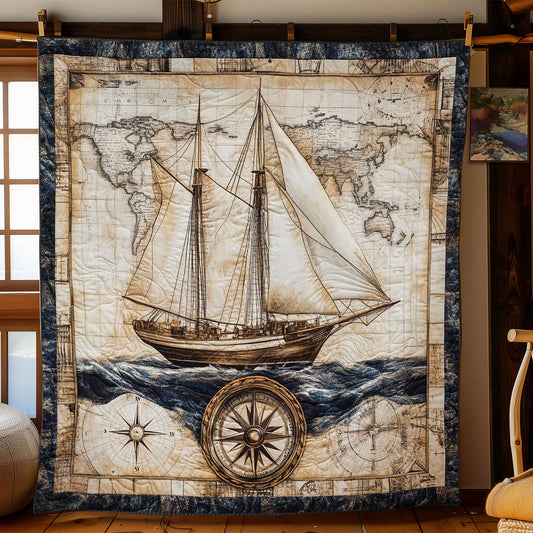 Antique Sailboat WN0602035CL Quilt