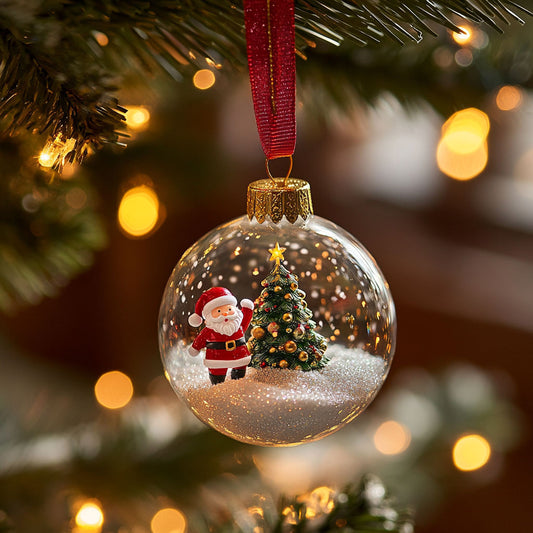 Holiday Santa CW1110017CL Christmas Ornament