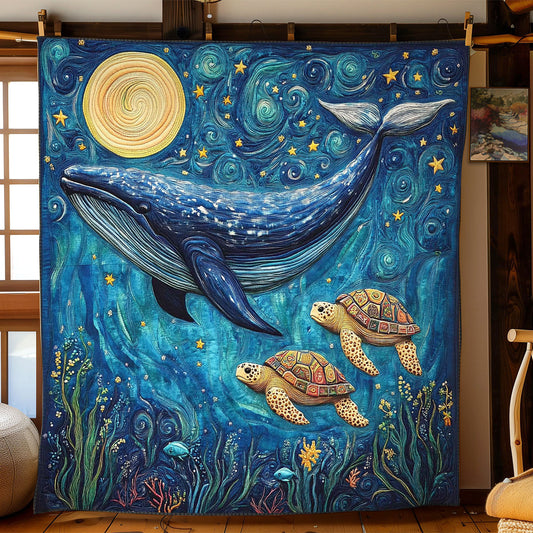 Moonlit Whale CW1401023CL Quilt