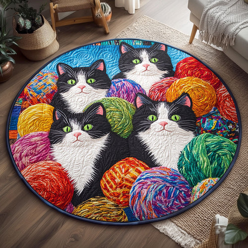 The Yarn Keeper WJ0108048CL Quilted Round Mat