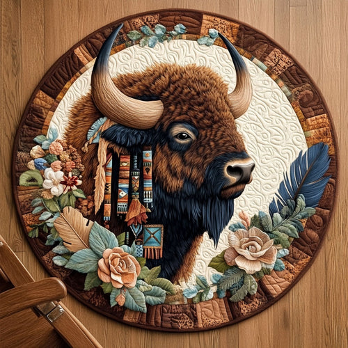 Bison Spirit KL2511009CL Quilted Round Mat