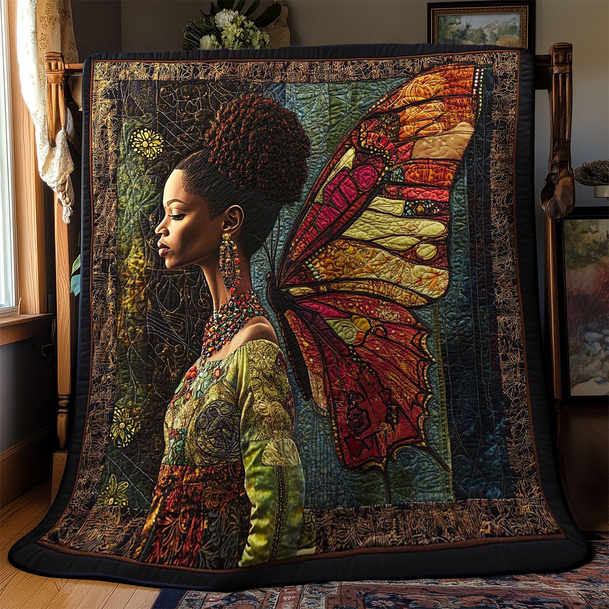 Luminous Freedom Butterfly WN2402019CL Quilt