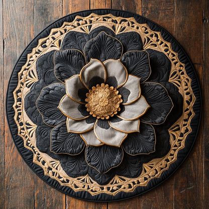 Sacred Lotus CP0912057CL Quilted Round Mat