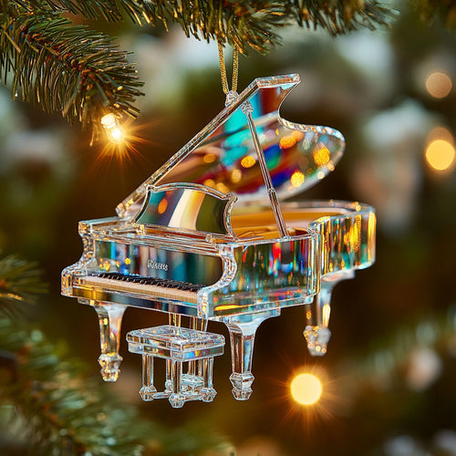 Piano Crystal Serenade WN0912038CL Christmas Ornament