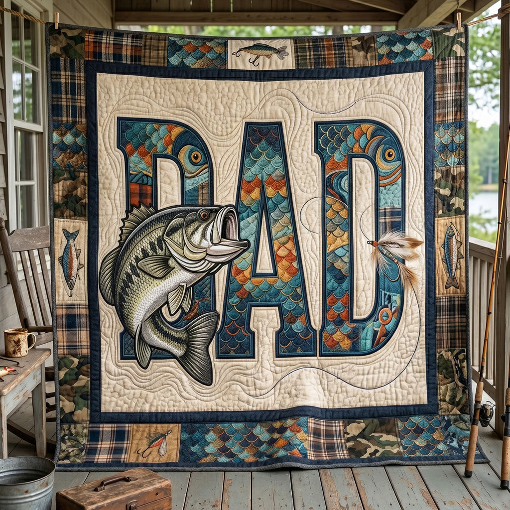 Bass And Dad Life WN1505002CL Quilt