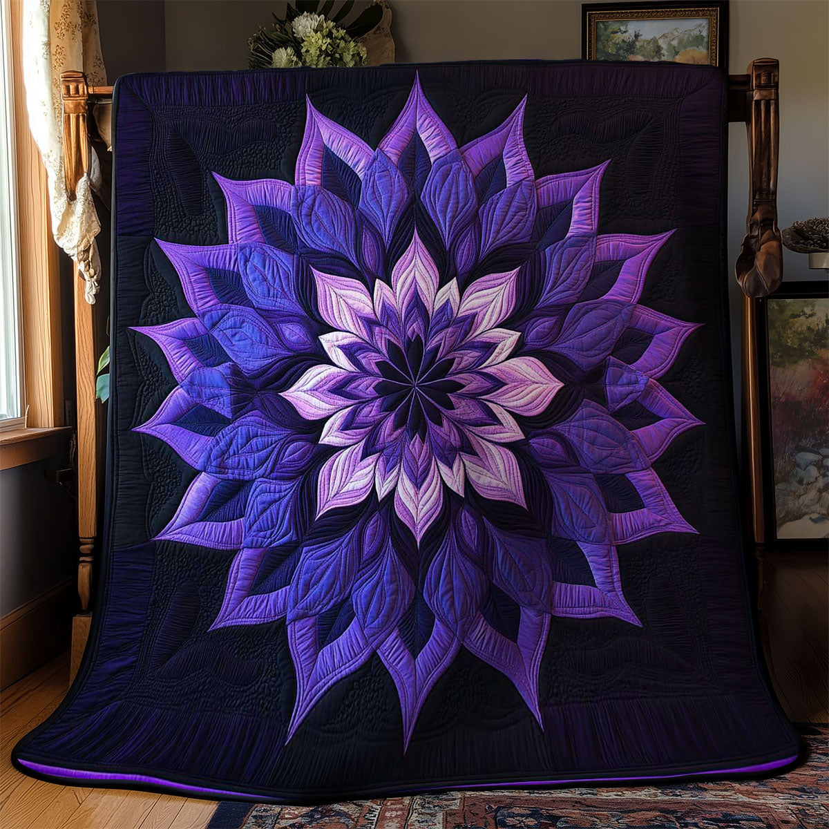 Celestial Flower WN0802029CL Quilt