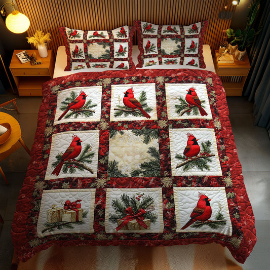 Holiday Cardinal WN2102063CL Duvet Cover Set