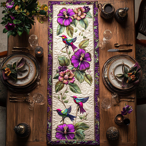 Tropical Bird WN0307048CL Quilted Table Runner