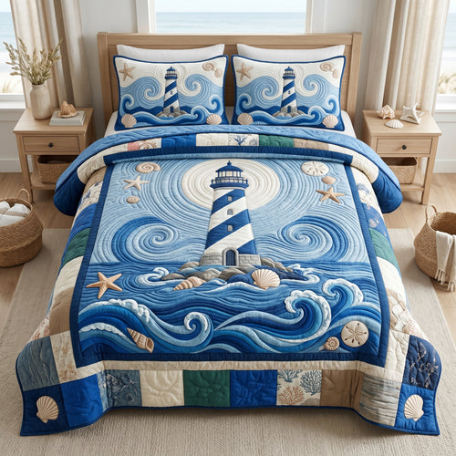 Seashell Lighthouse XR2005007CL Duvet Cover Set