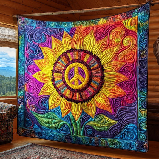 Rainbow Sunflower KL0212018CL Quilt