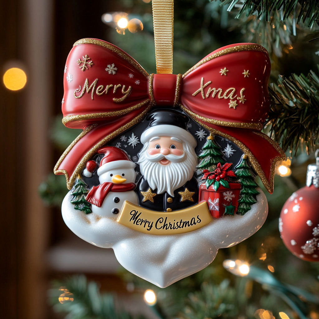 Santa Friend CW0212049CL Christmas Ornament