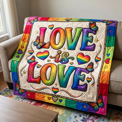 Love Is Love Rainbow WN1206008CL Quilt