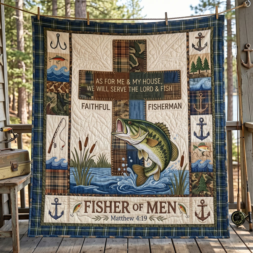 Faithful Fisherman WN1305010CL Quilt