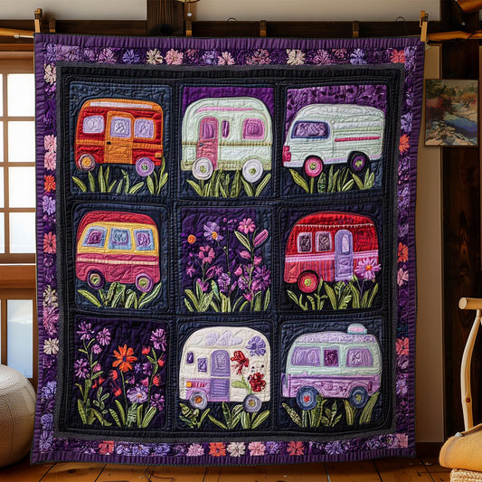 Floral Campsite WN1401009CL Quilt