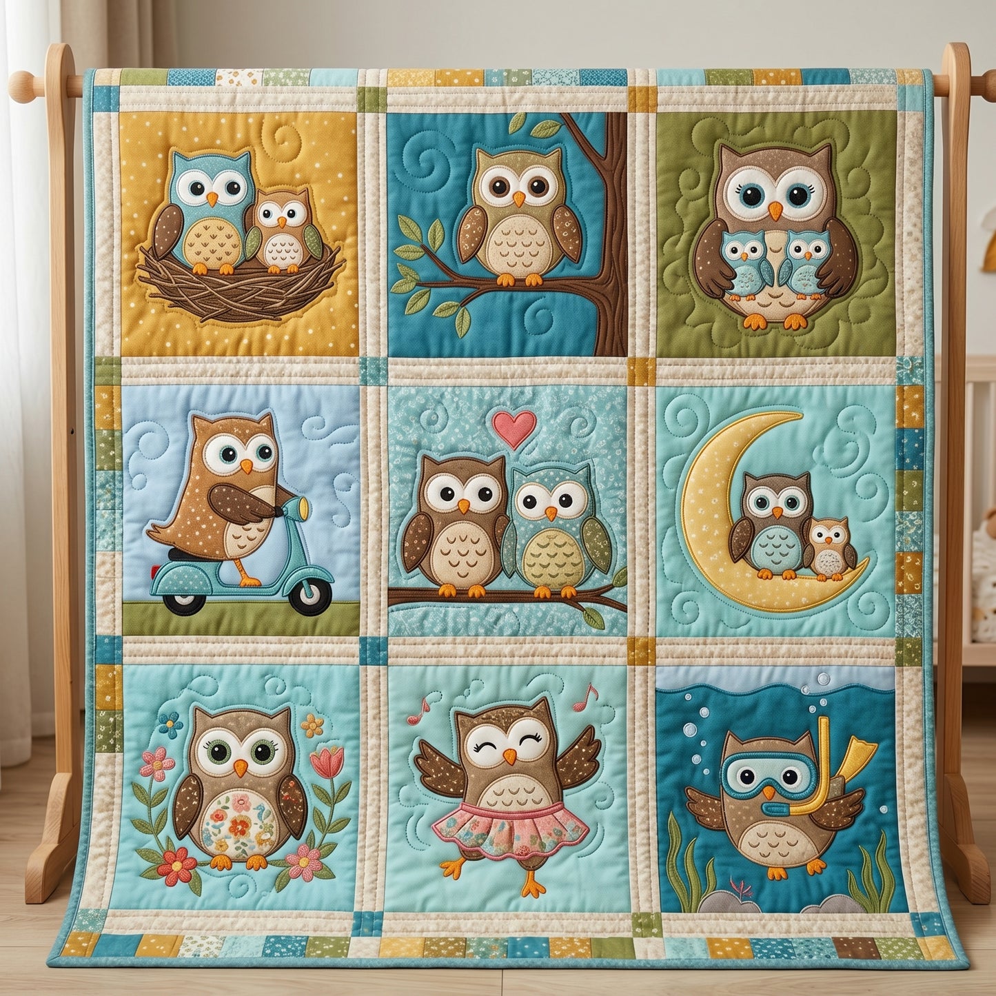 Energetic Owl XR1704007CL Quilt