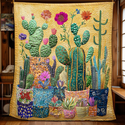 Sunshine Cactus WP2502022CL Quilt