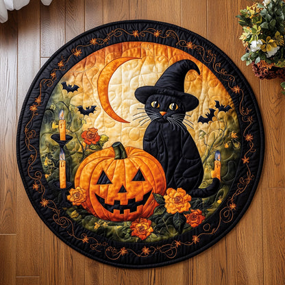 Candle Cat WN0708008CL Quilted Round Mat